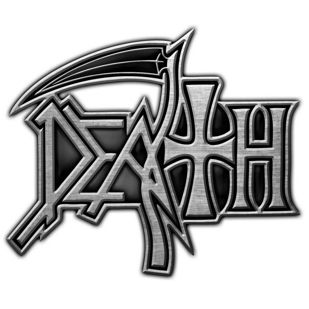 Death Logo Pin Badge