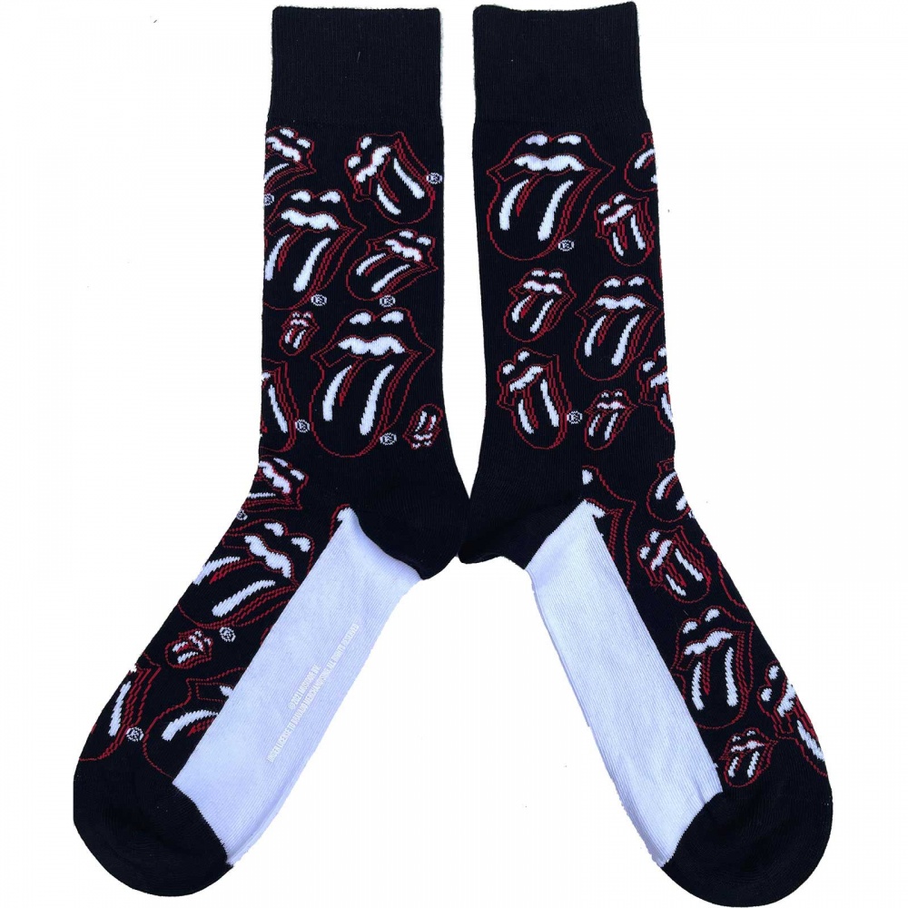 The Rolling Stones Outline Tongues Socks (7-11)