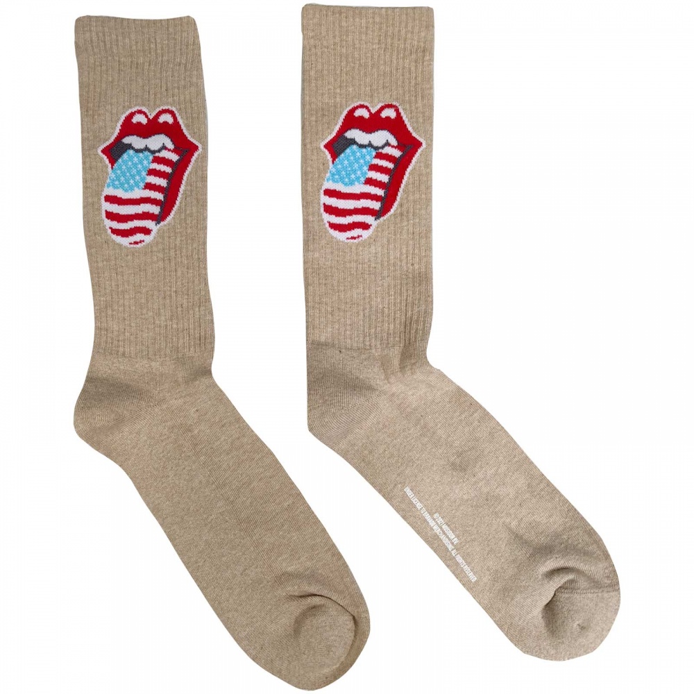 The Rolling Stones USA Tongue Socks (7-11)