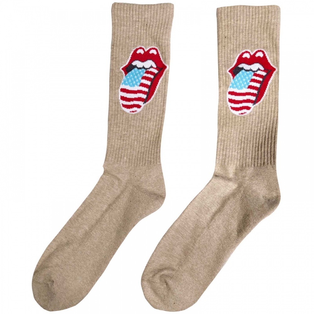 The Rolling Stones USA Tongue Socks (7-11)