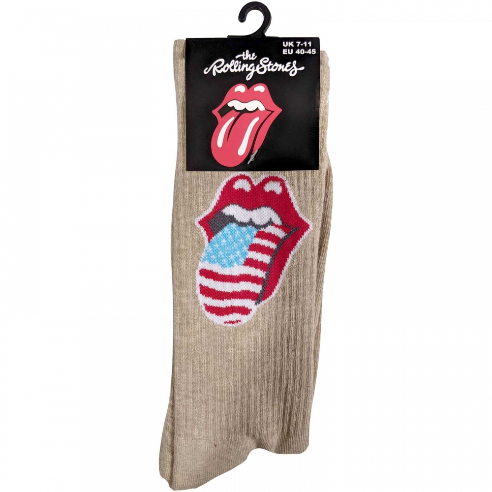 The Rolling Stones USA Tongue Socks (7-11)