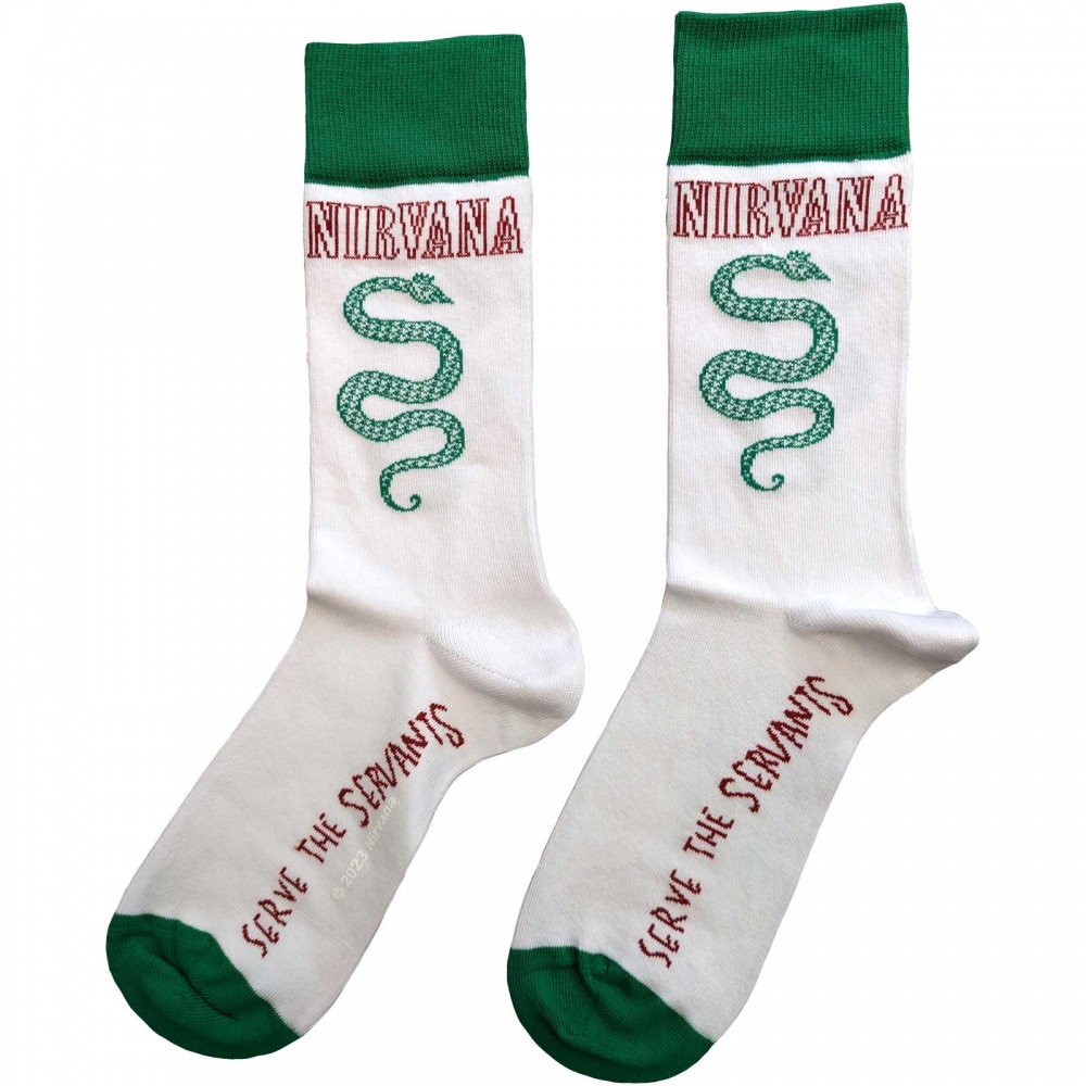 Nirvana Serve The Servants Socks (7-11)