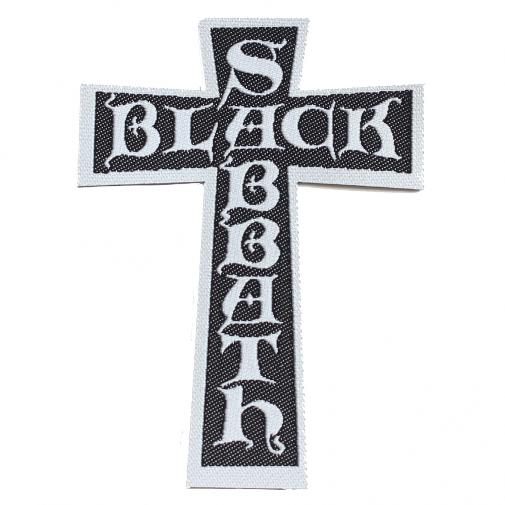Black Sabbath Cross Logo Patch