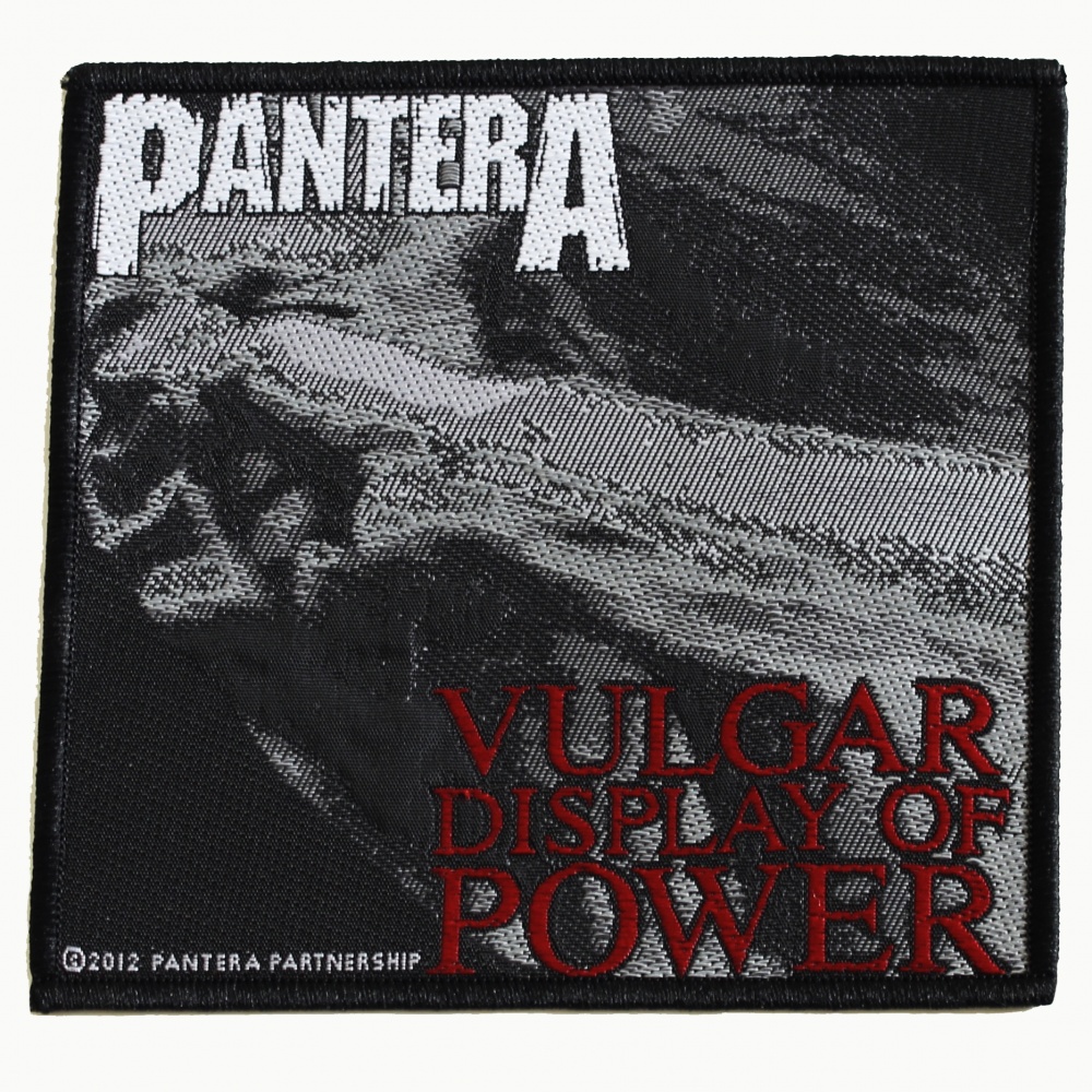 Pantera Vulgar Display of Power Patch