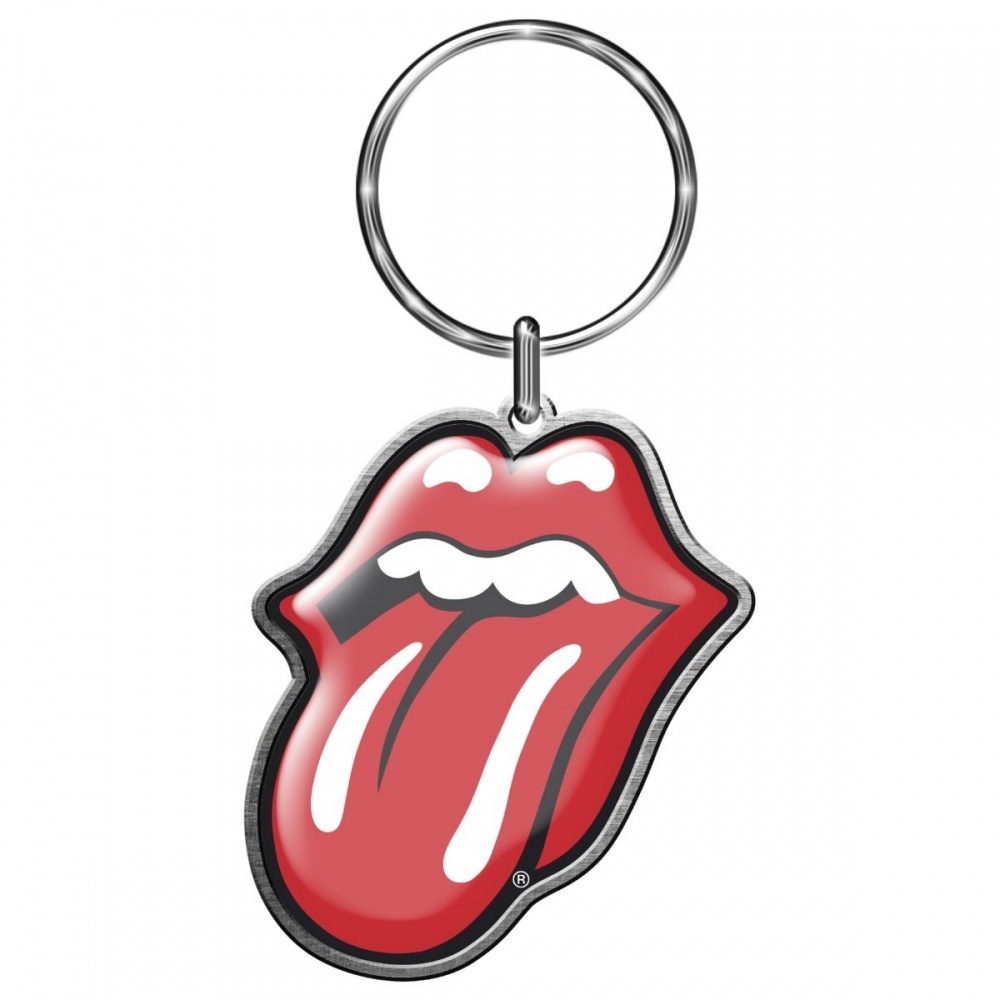 The Rolling Stones Tongue Metal Keyring