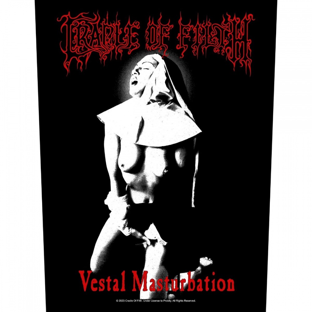 Cradle of Filth Vestal Masturbation Back Patch