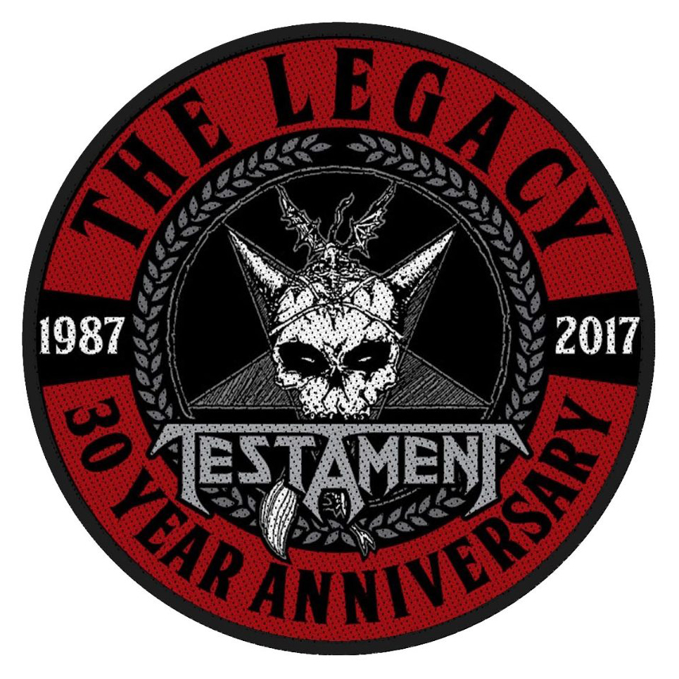 Testament The Legacy 30 Year Anniversary Patch