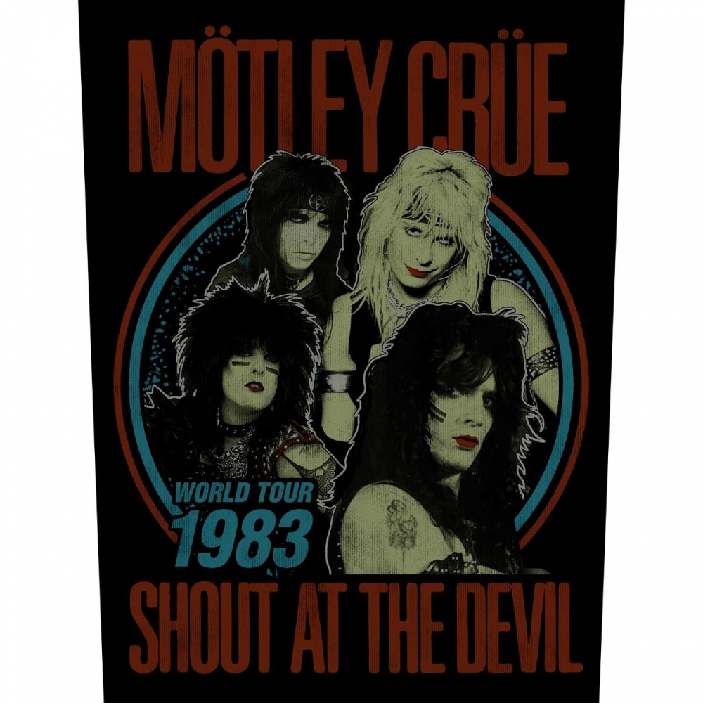 Motley Crue Shout At The Devil World Tour 1983 Back Patch