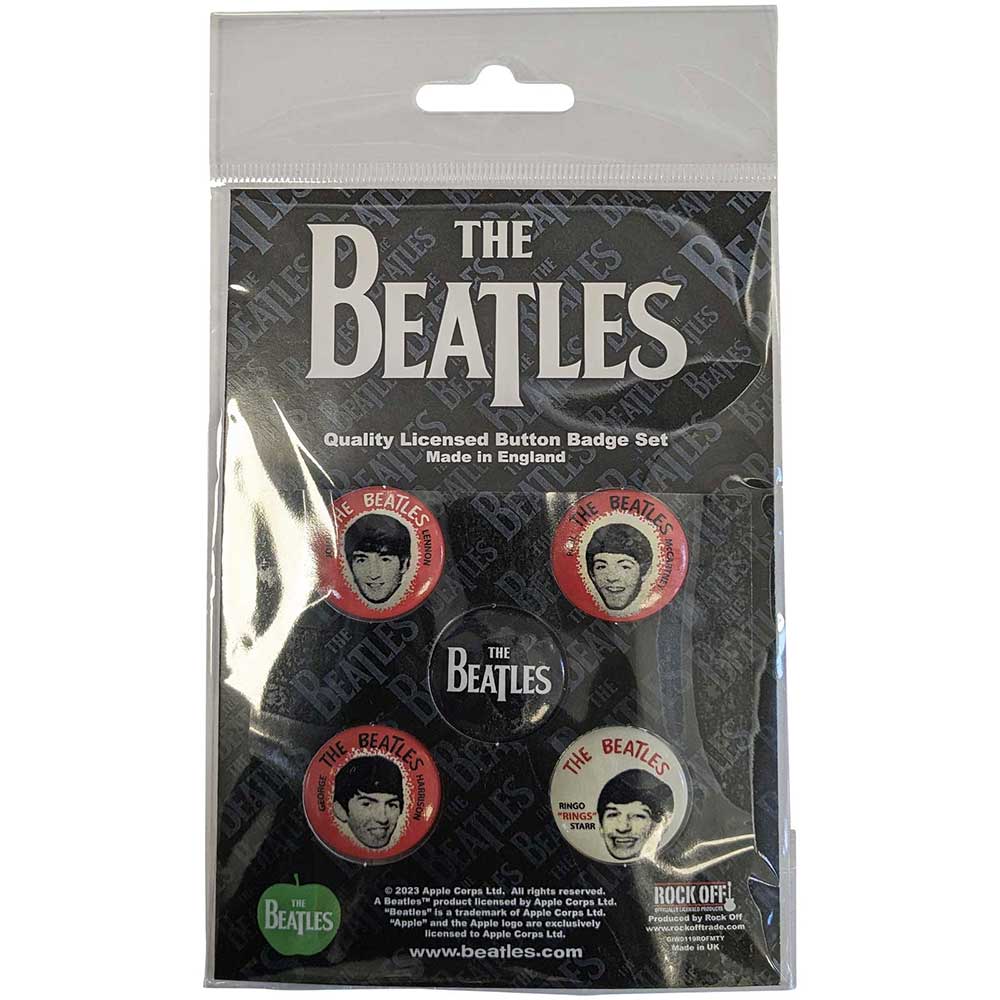 The Beatles Vintage Band Button Badge Set