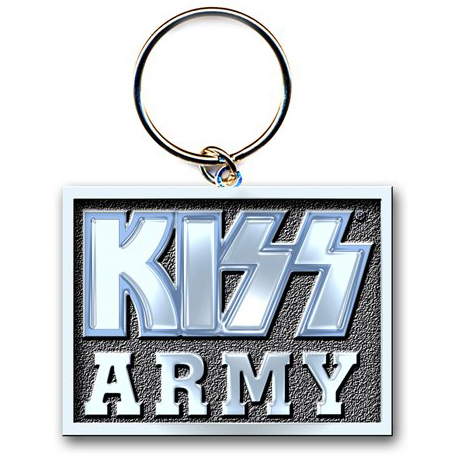 KISS Army Logo Metal Keyring