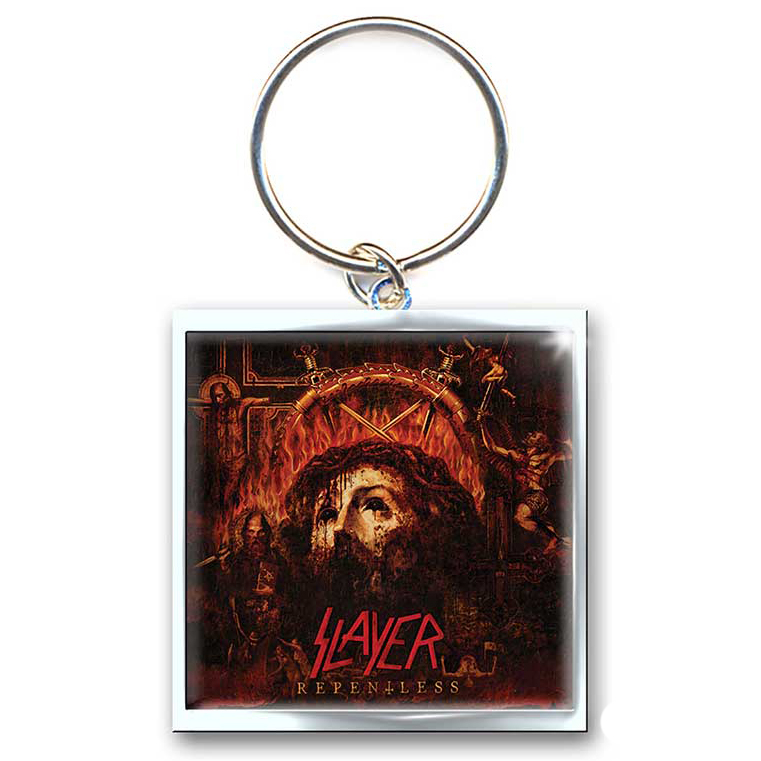 Slayer Repentless Metal Keyring