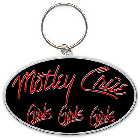 Motley Crue Girls Girls Girls Metal Keyring