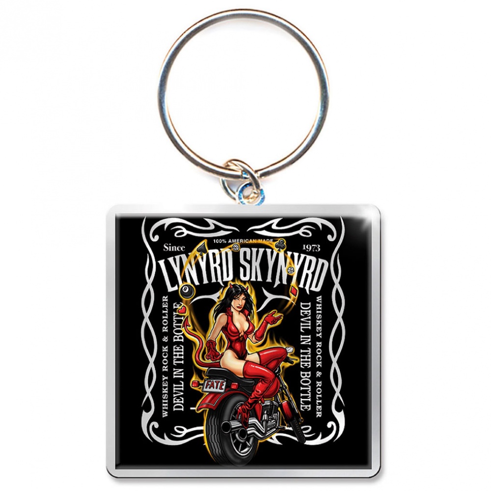 Lynyrd Skynyrd Devil In The Bottle Metal Keyring