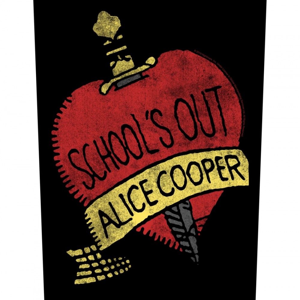 Alice Cooper School's Out Back Patch