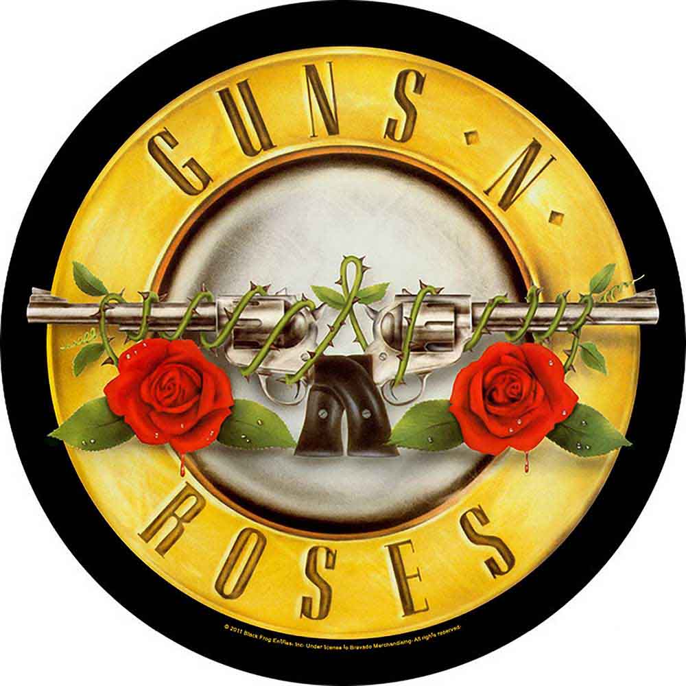 Guns n Roses Bullet Logo Back Patch