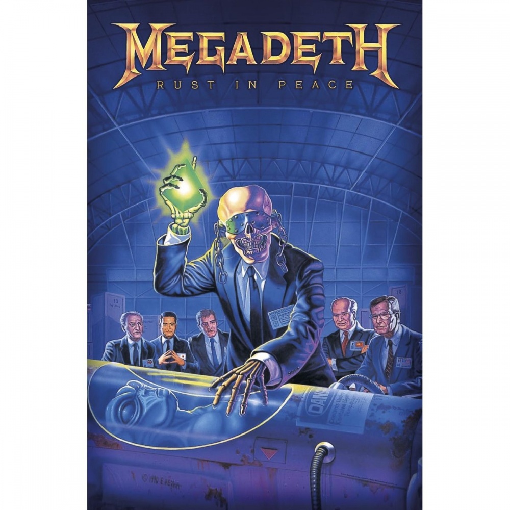 Megadeth Rust In Peace Poster Flag