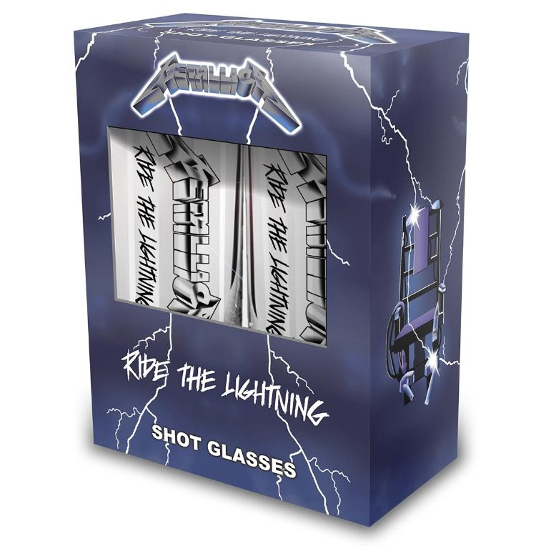 Metallica Ride The Lightning Shot Glasses