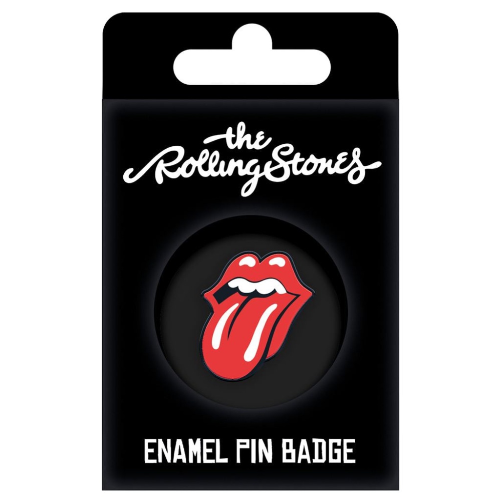 The Rolling Stones Lips Enamel Pin Badge