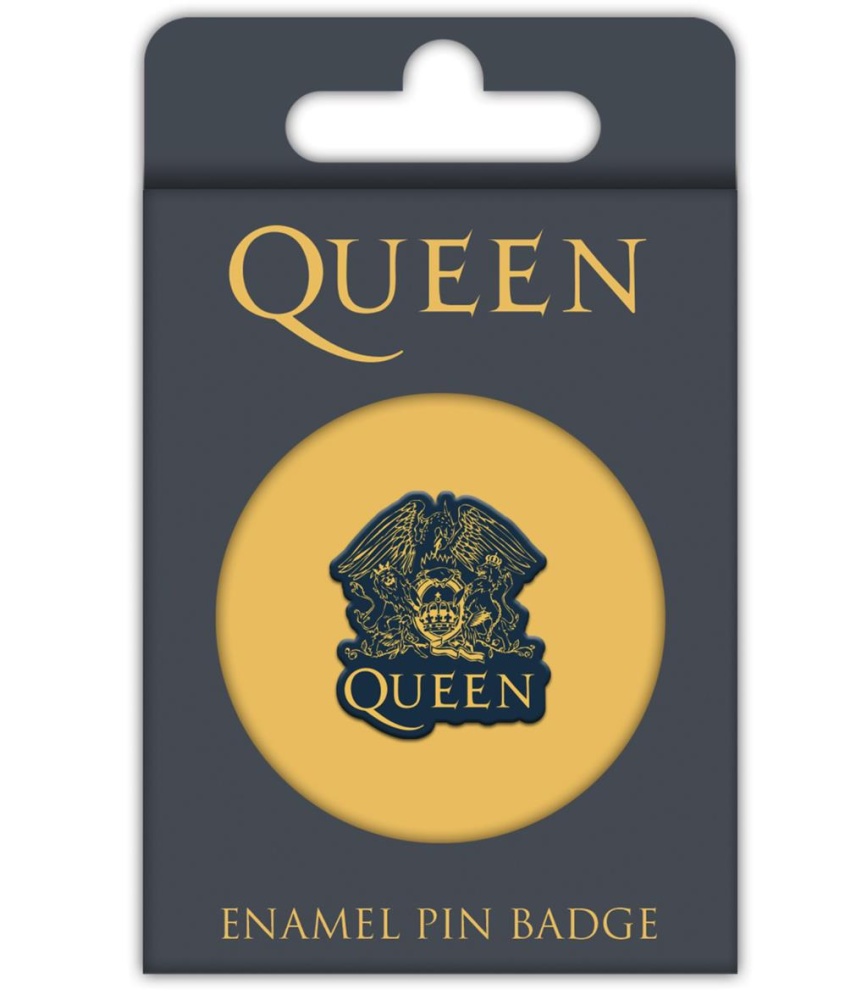 Queen Logo Enamel Pin Badge