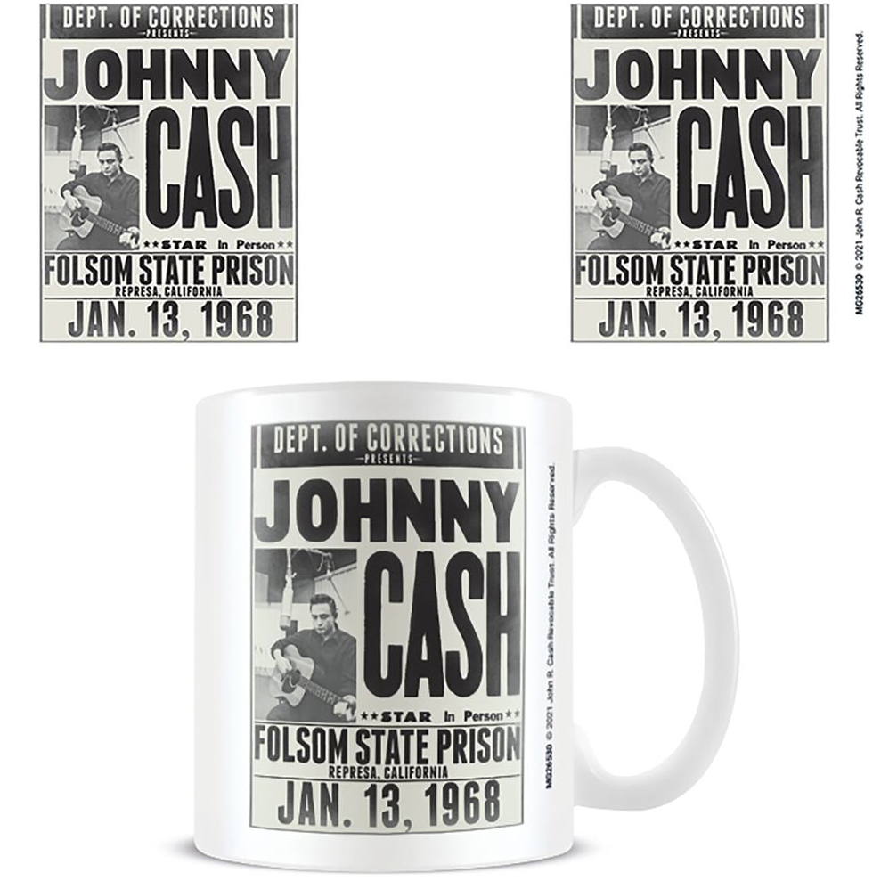 Johnny Cash Folsom State Prison 11oz Mug