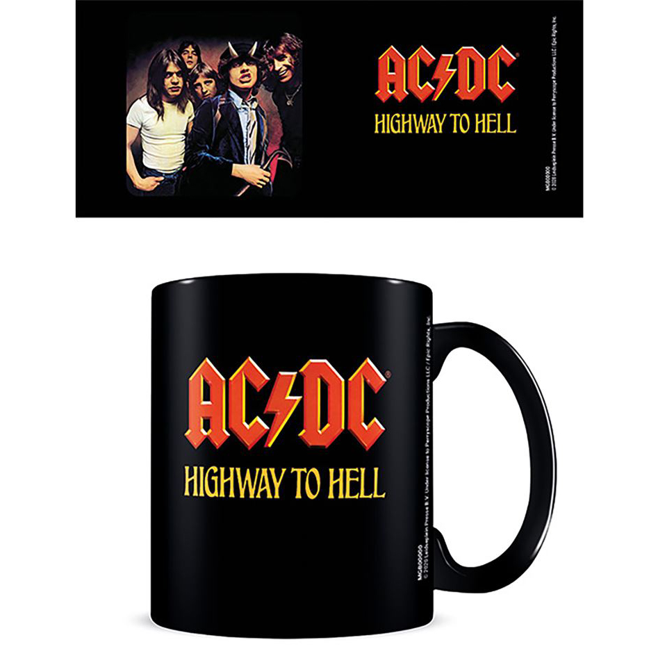 AC/DC Highway To Hell Black 11oz Mug