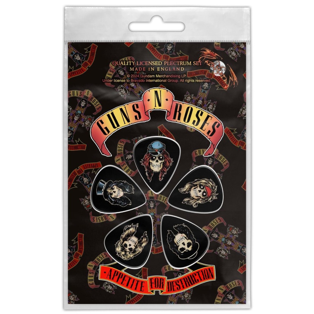 Guns n Roses Appetite For Destruction Plectrum Set