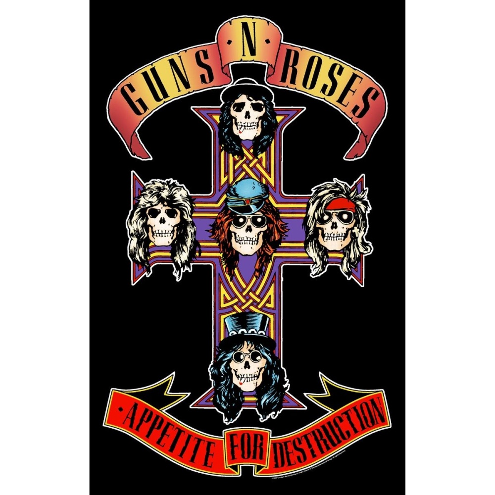 Guns n Roses Appetite For Destruction Poster Flag