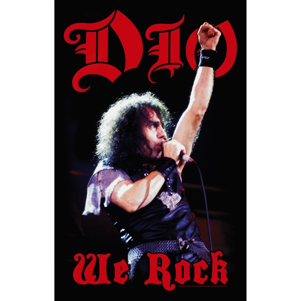 Dio We Rock Poster Flag