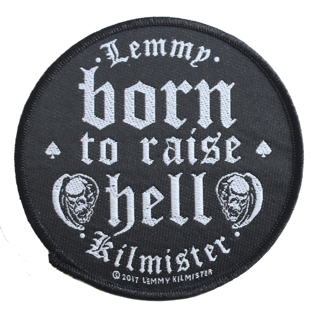 Lemmy Kilmister Born To Raise Hell Patch