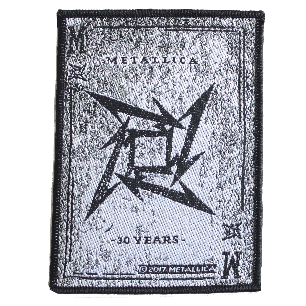 Metallica 30 Years Card Patch