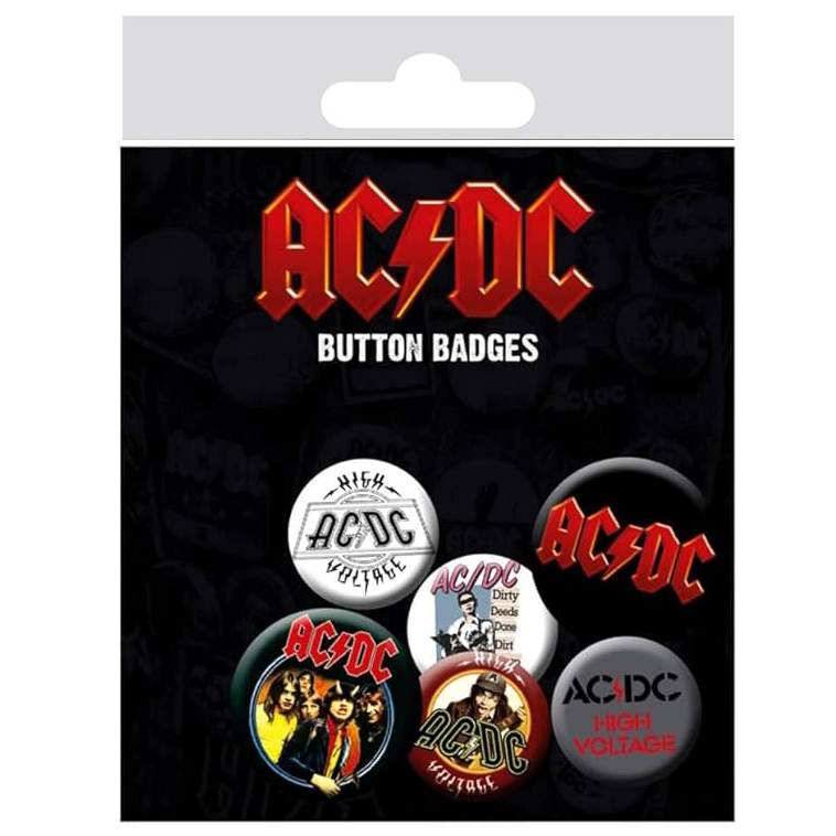 AC/DC Button Badges