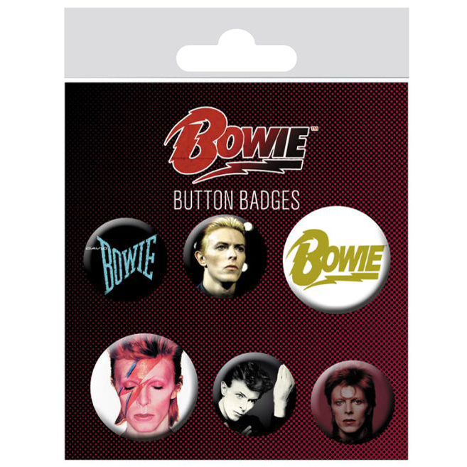 David Bowie Button Badges