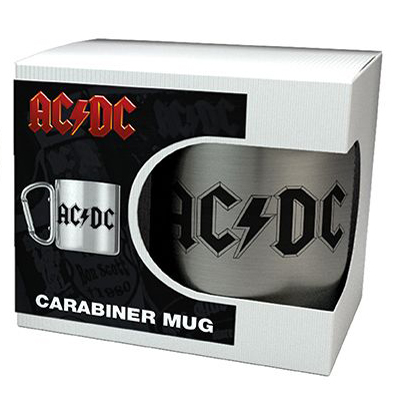 AC/DC Logo Carabiner Clip Metal Mug