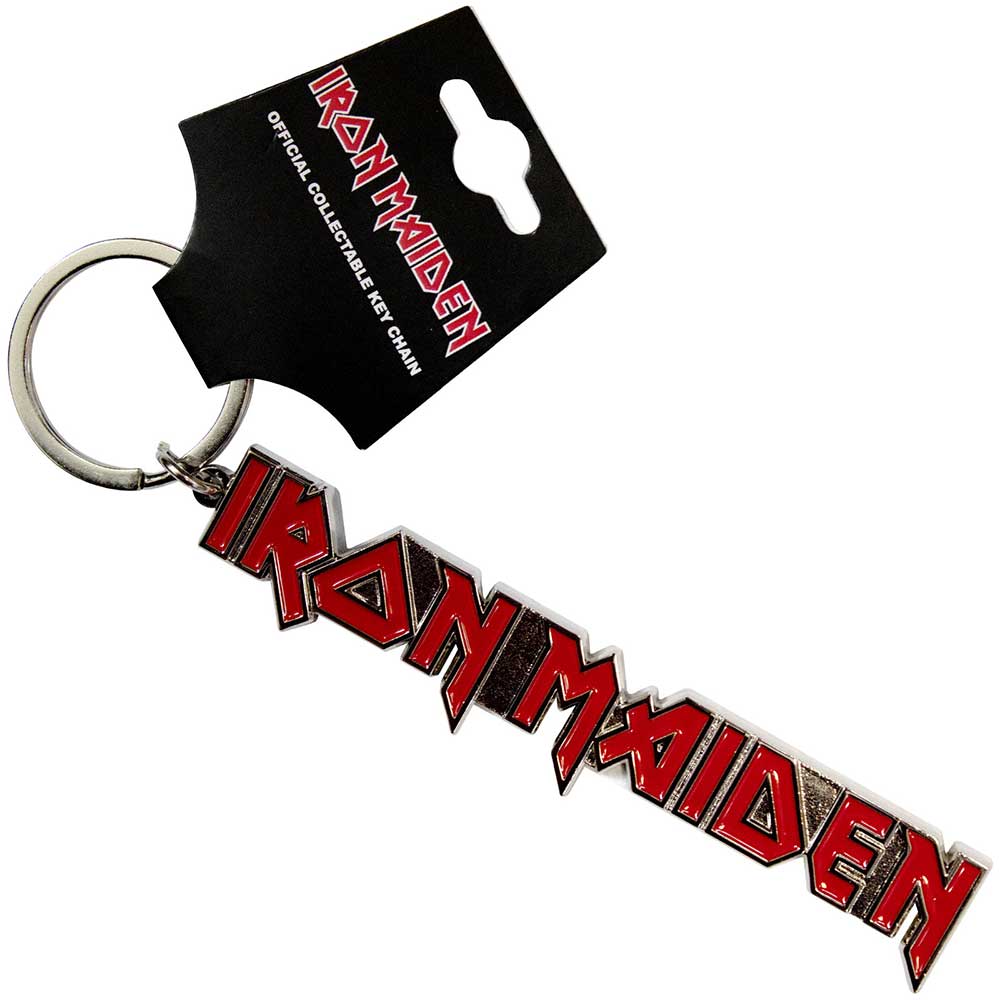 Iron Maiden Logo Metal Keyring