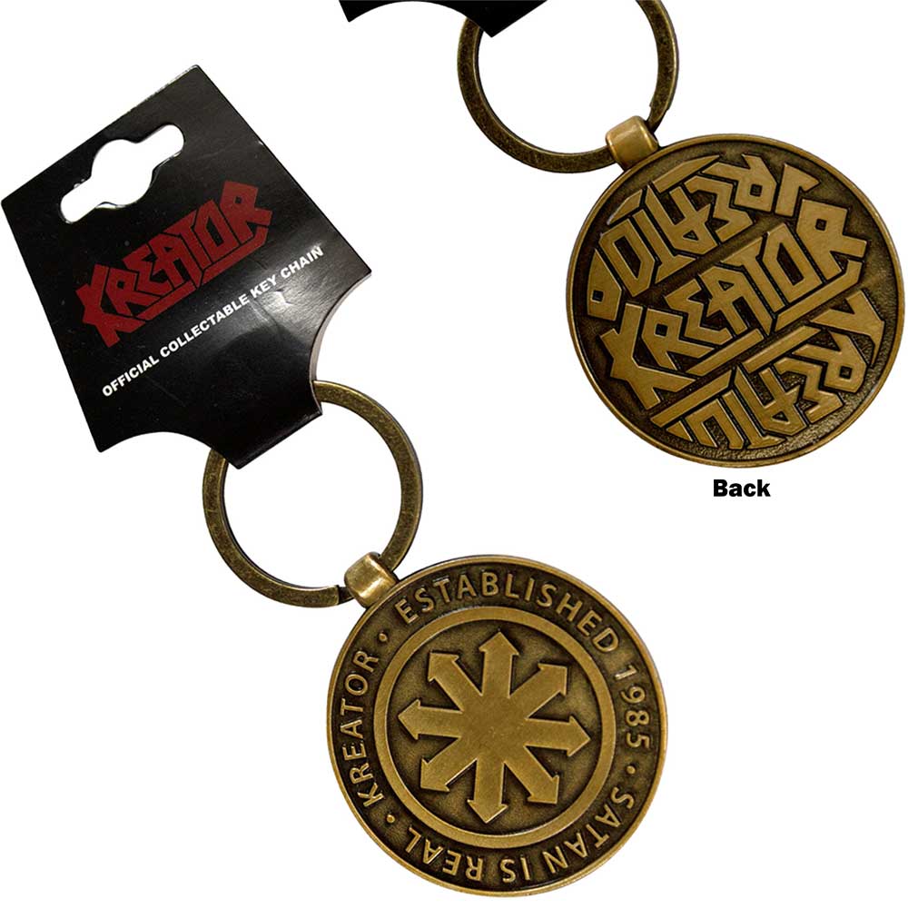 Kreator Satan Is Real Metal Keyring