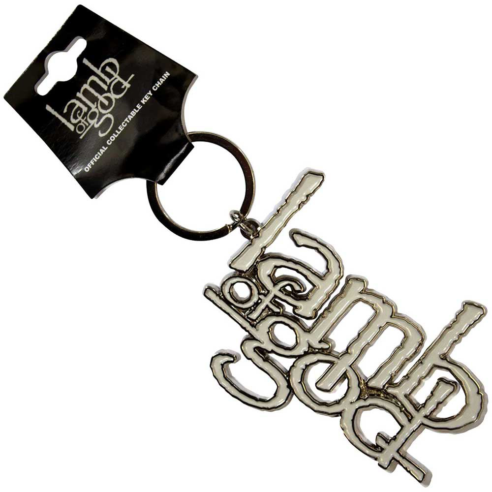 Lamb of God Logo Metal Keyring