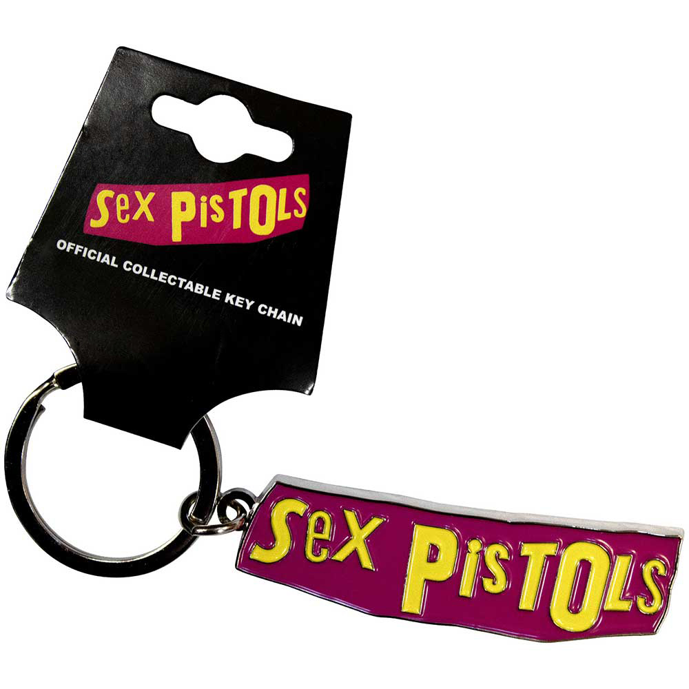 Sex Pistols Logo Metal Keyring
