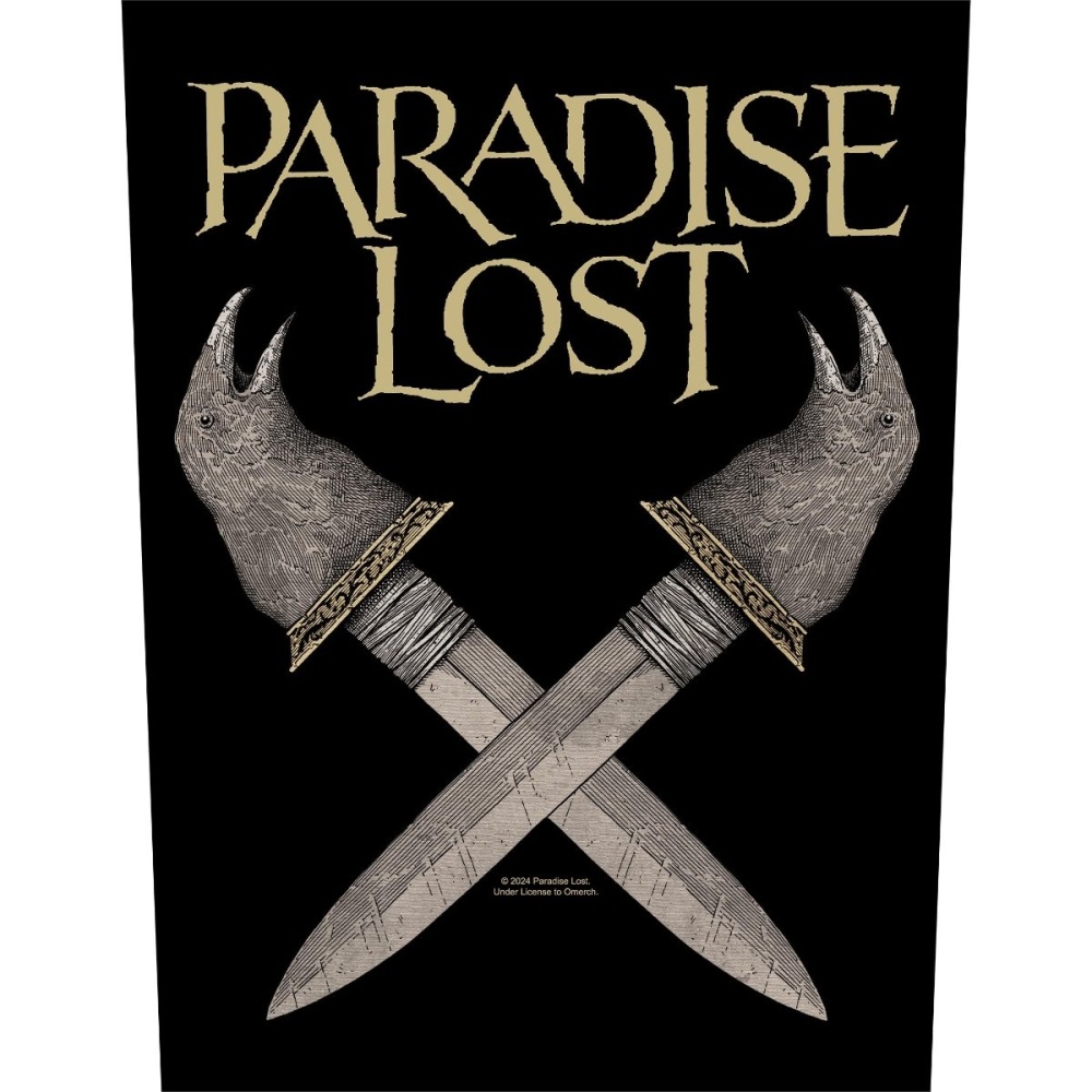 Paradise Lost Obsidian Dagger Back Patch