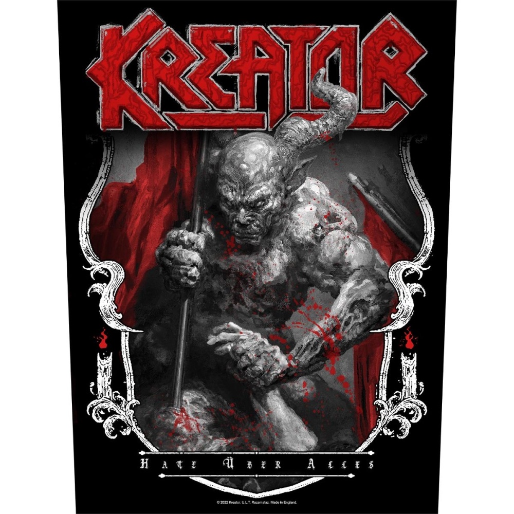 Kreator Hate Uber Alles Back Patch