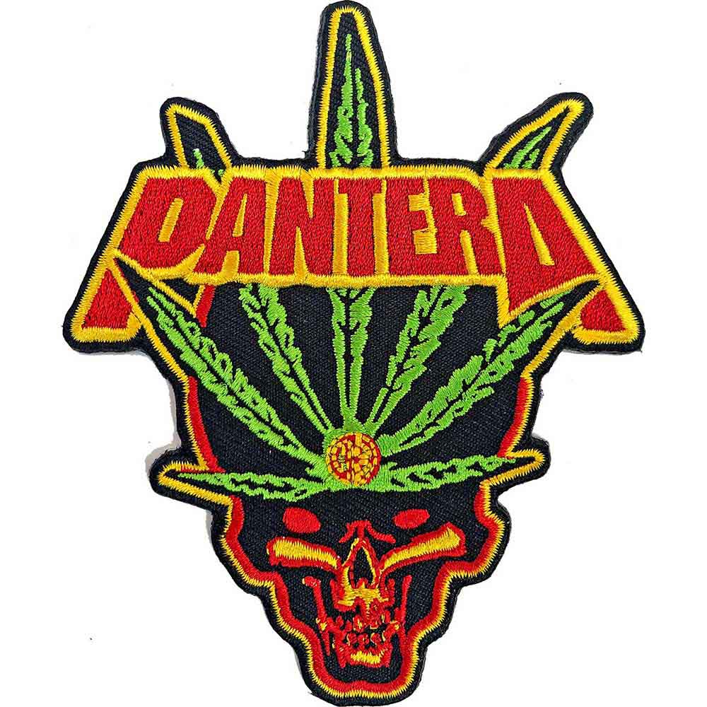 Pantera Leaf Skull Logo Patch