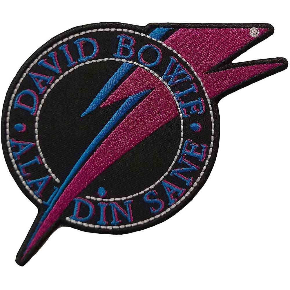 David Bowie Aladdin Sane Logo Patch