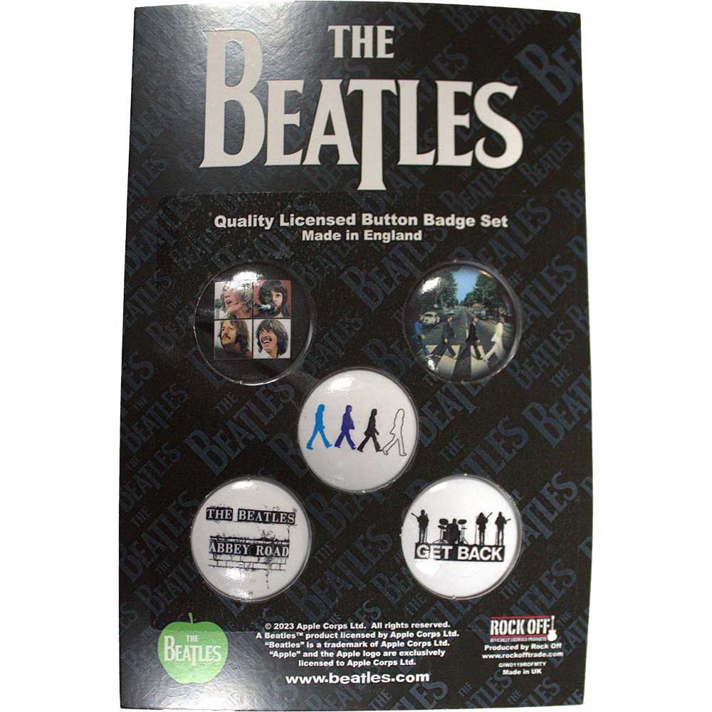 The Beatles 1969-1970 Button Badge Set