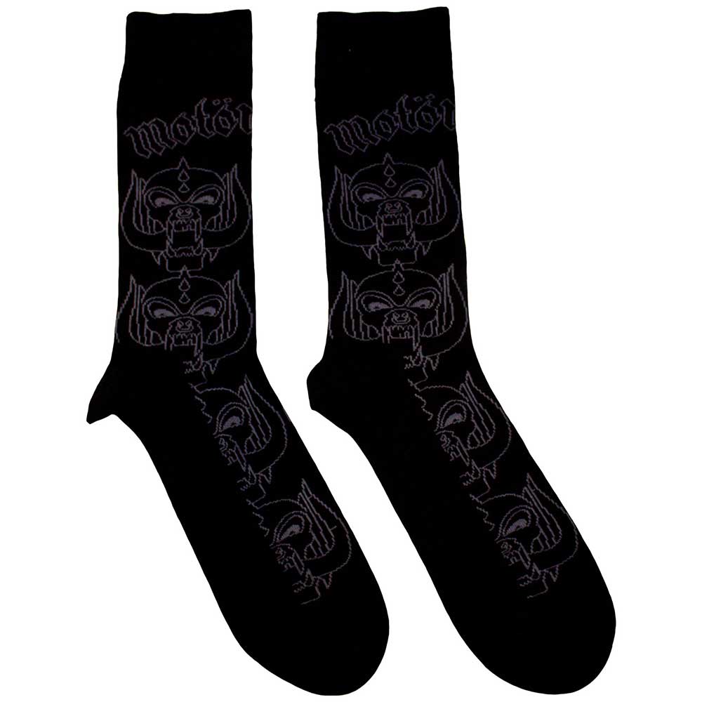 Motorhead Logo & Warpigs Socks (7-11)