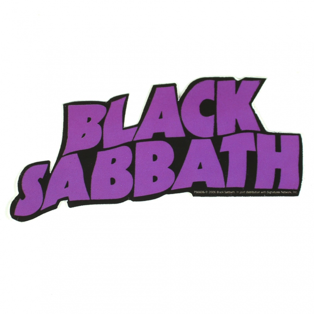 Black Sabbath Logo Vinyl Sticker