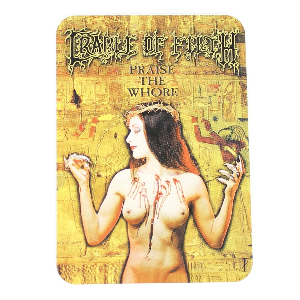 Cradle of Filth Praise The Whore Vinyl Sticker
