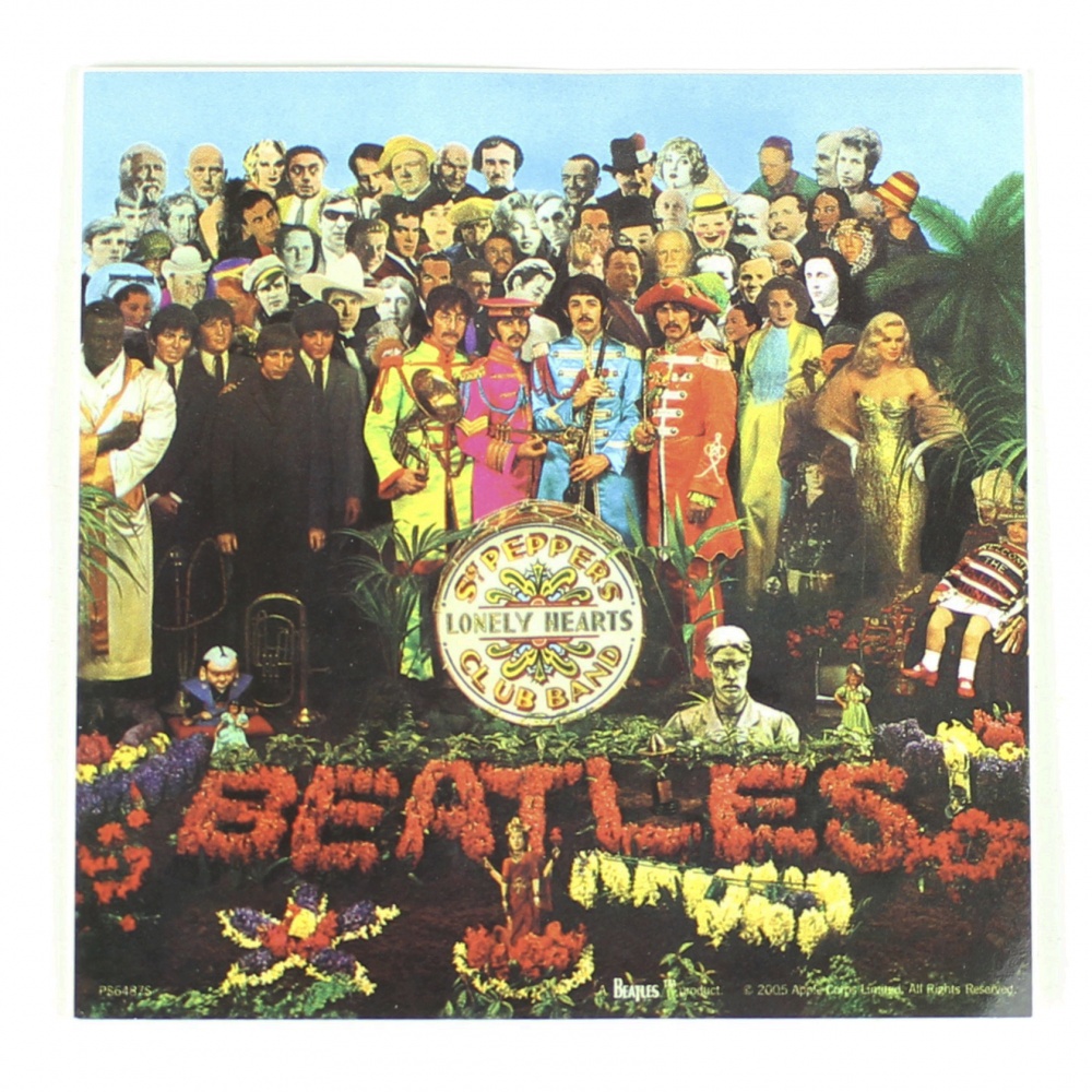 The Beatles Sgt Peppers Vinyl Sticker