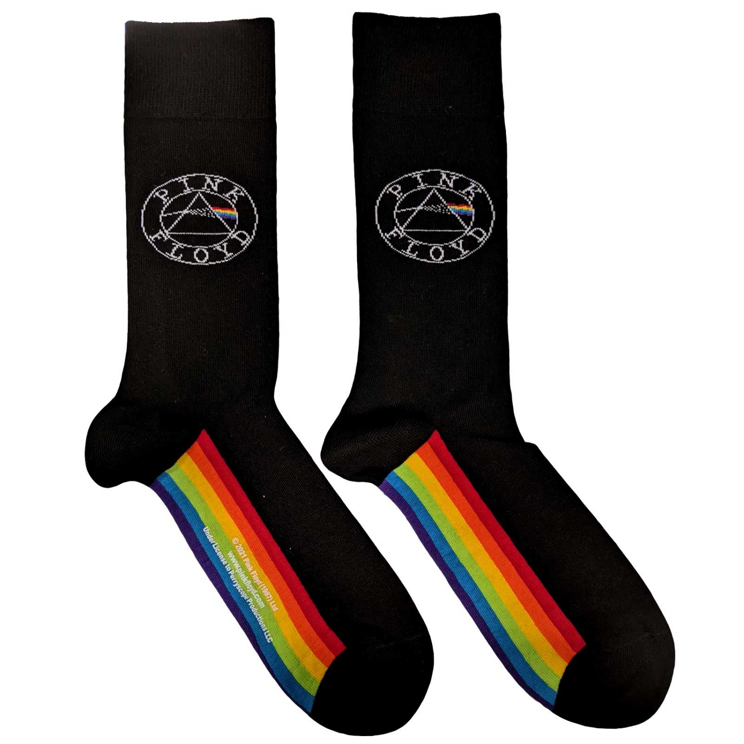 Pink Floyd The Dark Side of The Moon Socks (7-11)