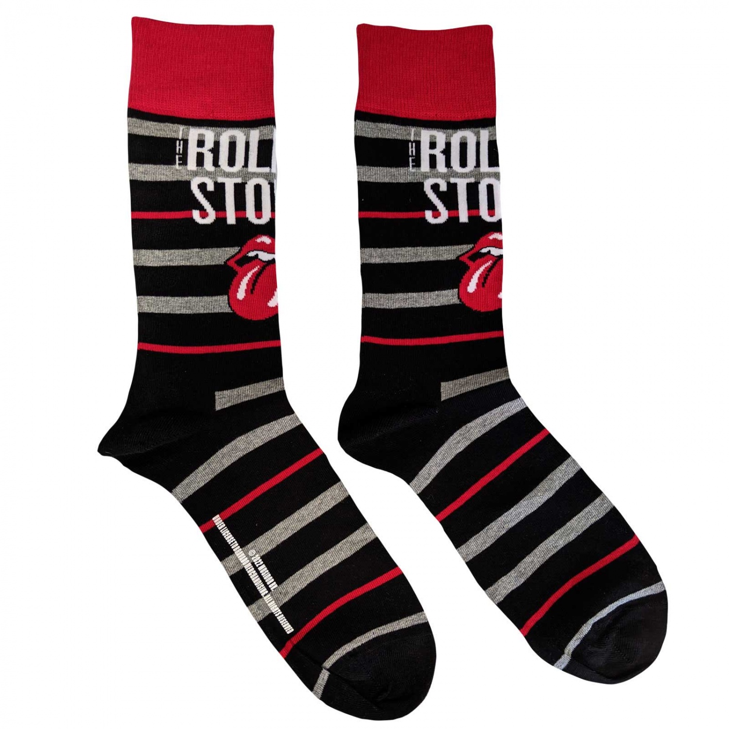 The Rolling Stones Logo & Tongue Socks (7-11)