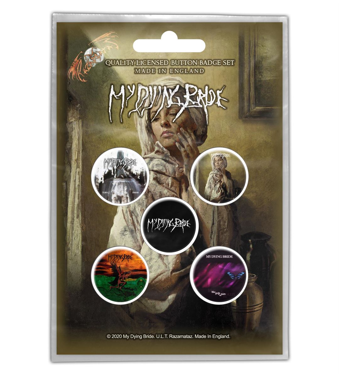 My Dying Bride The Ghost of Orion Button Badge Set