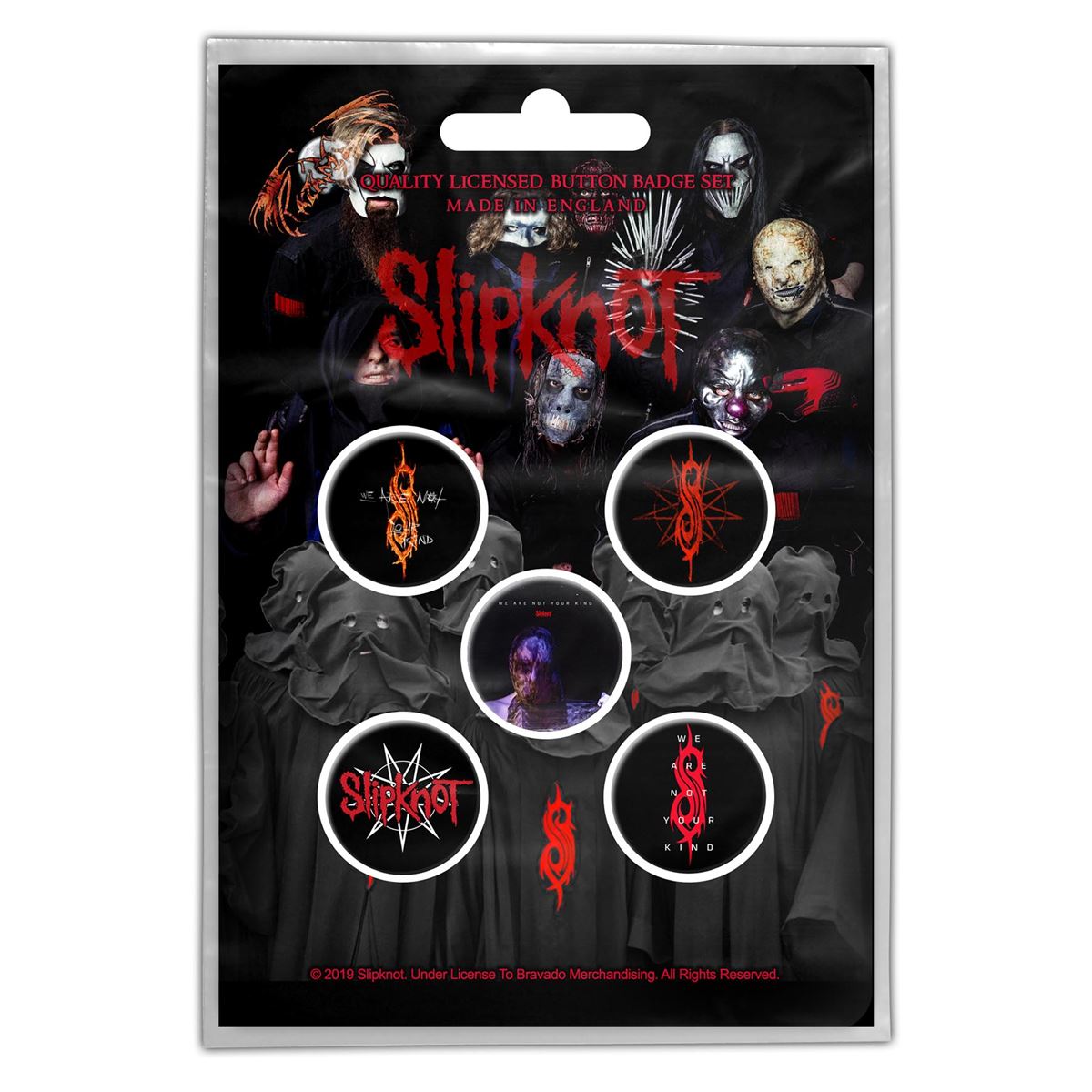 Slipknot We Are Not Your Kind Button Badge Set